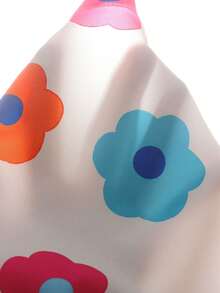 Bộ 2 áo hai dây họa tiết hoa nhí nhiều màu sắc cho bé gái, kiểu dáng giản dị, thời trang, đa năng, phù hợp cho tiệc tùng, đi chơi, chụp ảnh cùng bạn bè, công viên, cắm trại, kỳ nghỉ, mặc hàng ngày. - trắng - Xem 5