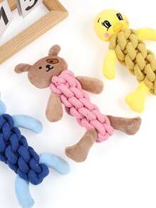 PETSIN 1PC Pet Toy For Puppies, Bite-Resistant, Suitable For Pomeranians And Other Small Dogs, Interactive Dog Toy. - Multicolor - View 11