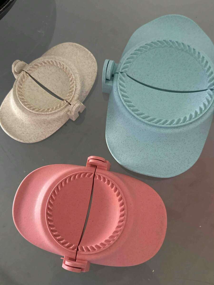 SHEIN Khuôn làm bánh bao 3 chiếc, Máy làm bánh bao 3 kích cỡ, Máy làm vỏ bánh bao thủ công, Con lăn nhồi thịt, Đồ dùng nhà bếp, Phụ kiện nhà bếp - Nhiều màu - Xem 1