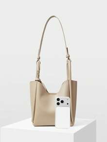 MOTF PREMIUM BOLSO DE HOMBRO DE GRAN CAPACIDAD VERSÁTIL PARA MUJER - Caqui - Ver 3