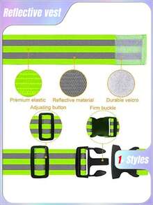 1 pieza Ropa de tráfico de veto para caminar por la noche - Multicolor - Ver 11