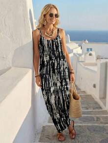 EMERY ROSE Bộ áo liền quần nữ kiểu dáng thường ngày, thích hợp cho kỳ nghỉ biển và khu nghỉ dưỡng. - Nhiều màu - Xem 4