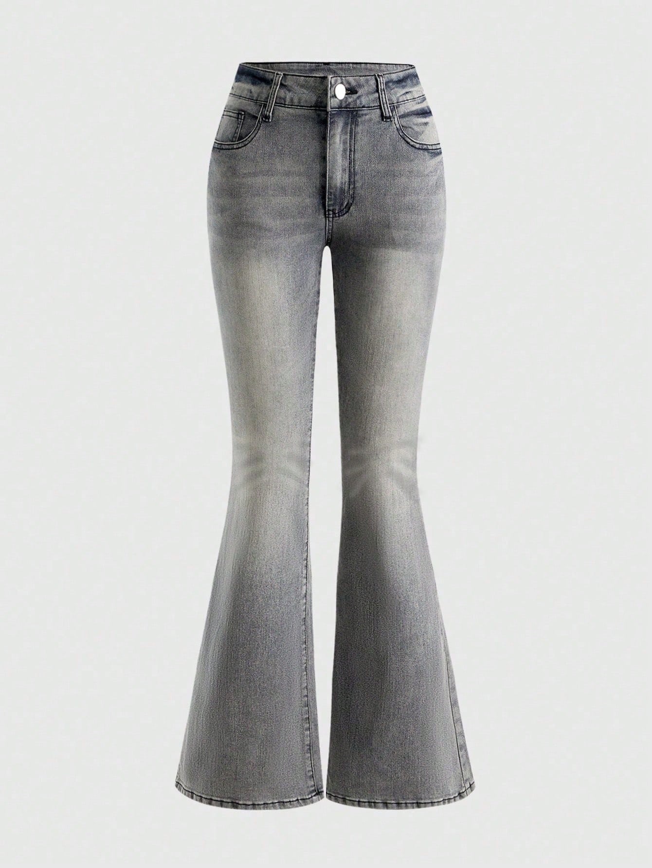 Our Grunge Punk Punk Chic Vintage Pattern Embroidered Slim Fit Low