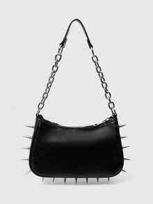 ROMWE Grunge Punk TÚI XÁCH NỮ - Hộp sọ bướm - Xem 2