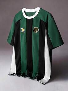 STYNVO 男士休闲印花圆领短袖T恤 - 彩色 - 查看 1