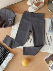 Dazy Kids Girls Slim Fit Leggings - Light Grey - View 6