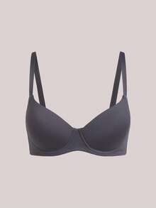 3件套女士纯色钢圈聚拢文胸 - 无衬垫，高支撑，成人款 - 彩色 - 查看 3