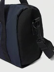 ROMWE Grunge Punk Un bolso de hombro portátil adecuado para los viajes de compras de los estudiantes universitarios - Neblina azul - Ver 5