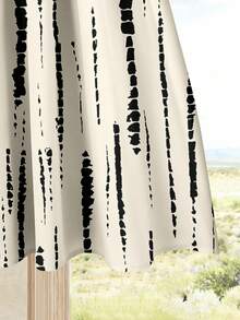 Rusticease 2件套女士度假休闲纯色黑色上衣+扎染印花半裙套装 – 夏季波西米亚风半裙上衣套装，适合海滩、游轮、音乐节、演唱会、婚礼宾客、城市旅行、海岛度假等场合。 - 彩色 - 查看 5