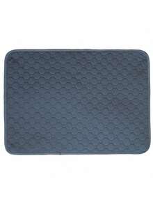 1pc Gray Washable, Reusable, Waterproof Pet Dog Puppy Pee Pad, Slip-Resistant & Absorbent, Suitable For Floors, Sofas, Beds, Fences, Cars, Fits Small To Large Breed Dogs & Cats - Grey - View 7