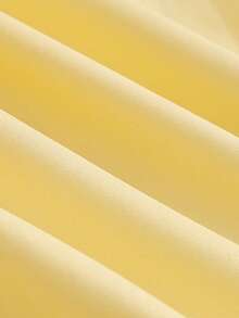 GlowEve Women's Minimalist Commuter Yellow Pleated Design Sleeveless Dress, Suitable For Daily Outings, Dates, Holidays, Skirt - Light Yellow - View 7