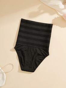 NudeFit 女士高腰高弹显瘦裤 - 黑色 - 查看 6