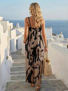 Faunlyn Women's Casual Minimalist Jumpsuit, Versatile For Spring/Summer - Multicolor - View 2