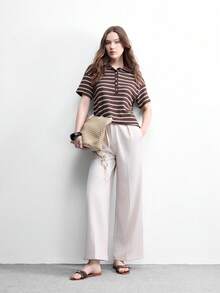 CUCCOO BIZCHIC Women's Adjustable Buckle Design Casual Fashion Flat Sandals - Coffee - View 6