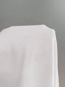 Everyssa Blusa sin mangas de verano casual con contraste de ribete y abertura en el bajo para mujer - Multicolor - Ver 6