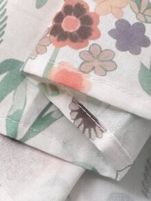 DAZY 女童圆领无袖连衣裙 - 白色 - 查看 8