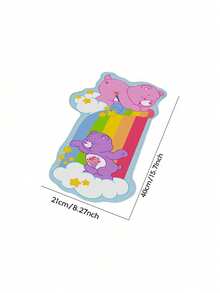 Care Bear X Joivida Thảm trải sàn hình gấu dễ thương cầu vồng, thảm nhà tắm ở cửa phòng tắm, thảm ngủ trưa cho thú cưng, quà tặng cho việc cải tạo nhà mới - Thảm cầu vồng - Xem 8