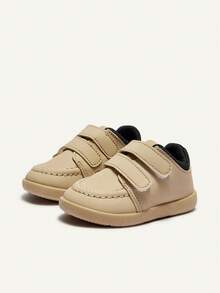 Cozy Pixies Giày thể thao kaki thời trang đơn giản, năng động cho bé trai, phù hợp cho các hoạt động ngoài trời hàng ngày, du lịch và đi học, giày mẫu giáo dùng được cả bốn mùa. - Màu Khaki - Xem 5