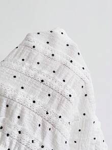 Soleia 女士春夏度假两件套：红白条纹针织不对称露肩短款上衣和超低腰紧身短裤，适合派对、圣诞节、情人节、约会、海滩、邮轮、嘉年华、复活节、中国新年等场合。 - 彩色 - 查看 8