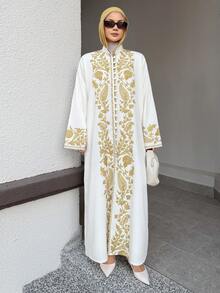 DAZY Loose Casual Mid-Length Dress For Women, Spring & Summer Sun Dresses For Women - White - View 4