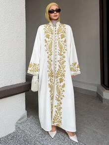 DAZY Loose Casual Mid-Length Dress For Women, Spring & Summer Sun Dresses For Women - White - View 1