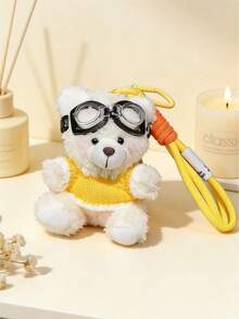 POKOJA LAND Teddy Bear Pilot Plush Pendant-Cute Teddy Bear Doll With Goggles, Available In Various Colors, Fashion Pendant, Creative Plush Doll Bag Pendant, Suitable As Birthday Gifts And Festive Gifts - Multicolor - View 7