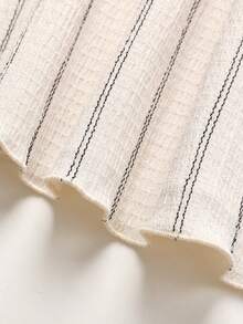 Serisse Kids 少女时尚优雅无袖圆领连衣裙 - 黑與白 - 查看 8