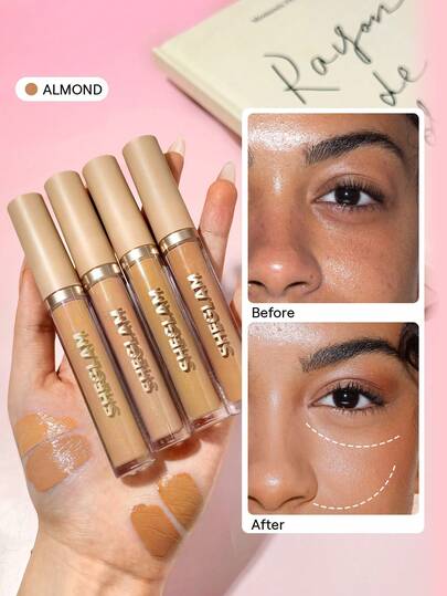 SHEGLAM Like Magic Corrector Hidratante-Almond Marca Belleza Maquillaje Maquullaje Cosmética para Mujeres Niñas Perfecto para Invierno Primavera Ideal para Y2K Elegante Moda Adecuado para Cumpleaños San Valentín Regalo Fiesta Listo Mejor Color
