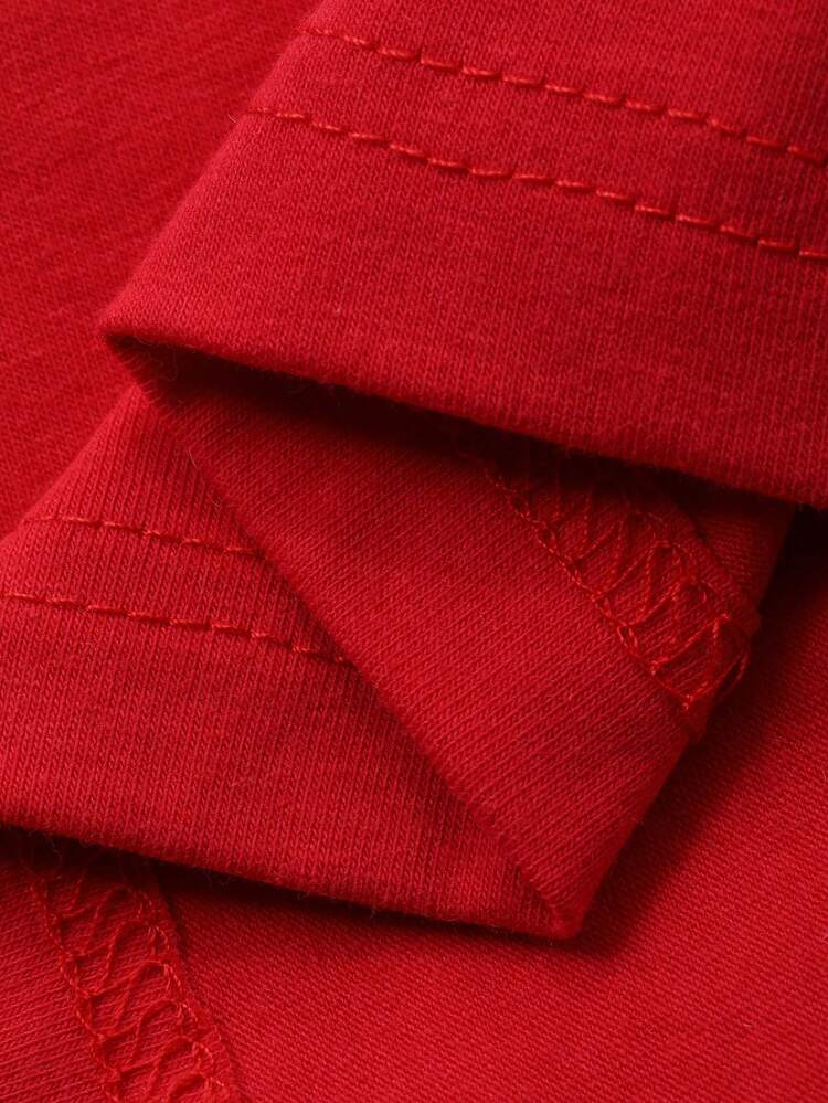 Tween Girls V-Neck Lace Patchwork Short Sleeve T-Shirt, Fall Summer