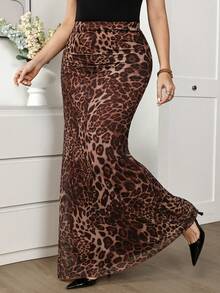 SHEIN LUNE Chân váy dệt kim màu nâu đa năng phong cách Bohemian cổ điển phương Tây cỡ lớn, họa tiết hoa Paisley và hoa điều, dành cho nữ, chân váy Bohemian mùa thu/đông cho nữ, chân váy họa tiết da báo, chân váy họa tiết động vật, chân váy maxi da báo, chân váy dài màu nâu, chân váy maxi nữ, chân váy da báo, chân váy dài họa tiết động vật, chân váy maxi màu nâu, chân váy maxi họa tiết động vật, chân váy cỡ lớn họa tiết da báo, chân váy dài dự tiệc âm nhạc, chân váy màu nâu cỡ lớn, chân váy họa tiết báo đốm cỡ lớn, trang phục họa tiết động vật màu nâu cỡ lớn cho nữ, chân váy dài họa tiết da báo cho nữ, chân váy thời trang nữ. - Nhiều màu - Xem 6