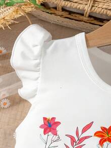 Young Girls T-Shirt Co-Ords - Multicolor - View 4