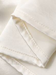 Livesso Elegant Satin Mini Skirt, Suitable For Beach, Holiday, Party, Vacation - Beige - View 7