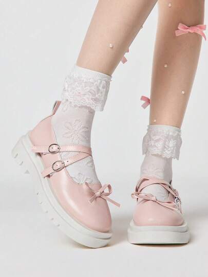 ROMWE Kawaii Women Wedges & Flatform