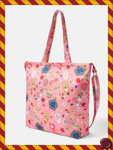 HARRY POTTER X SHEIN 玫瑰粉色全尺寸斜挎包 - 彩色 - 查看 2