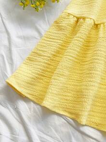 Soleia Summer Vacation Casual Solid Color Spaghetti Strap Mini Dress,Summer Dresses For Women - Multicolor - View 3