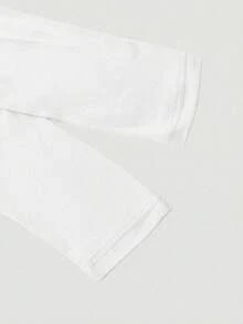 MOD 3 piezas Conjunto de camisetas de manga larga con cuello cuadrado y pliegues para mujer, ropa de abrigo, otoño, blusas para salir, vacaciones, blusa marrón - Multicolor - Ver 4