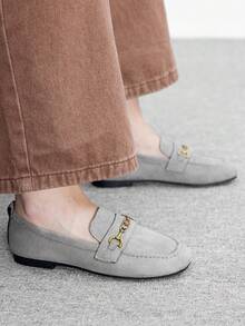CUCCOO BIZCHIC Women's Flat Shoes - Light Grey - View 6
