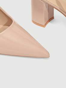 CUCCOO SZL Zapatos de tacón para mujer para uso diario - Desnudo - Ver 5