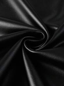 Manfinity LEGND Men's Stand Collar Zipper Half Placket Fashionable Versatile Daily Wear Short Sleeve T-Shirt - Black - View 5