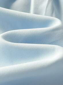 Cozy Pixies 女婴碎花边方领短袖腰系带连衣裙 - 寶藍色 - 查看 7