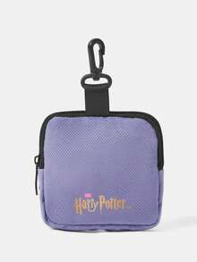 HARRY POTTER X SHEIN Coin Purse With Safety Buckle And Zipper Pocket, Multi-Functional Storage Bag, Coin Collection And Organization Pouch, Suitable For Both Men And Women - Lilac Purple - View 4