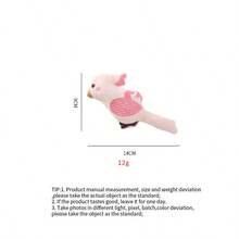 PETSIN Juguete para gatos con forma de pájaro de dibujos animados, que contiene papel con sonido para juego interactivo con gatos - Multicolor - Ver 7