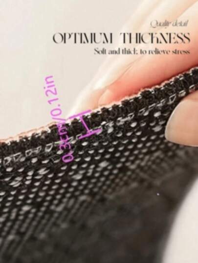 1件水晶绒椅垫，可水洗办公室地板保护垫，家用办公室装饰地垫，具有隔音和减震功能，采用聚酯纤维制成，背面带有点状塑料颗粒，可增加与地板的摩擦力。