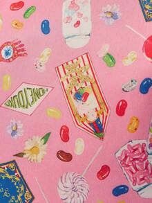 HARRY POTTER X SHEIN 玫瑰粉色全尺寸斜挎包 - 彩色 - 查看 3