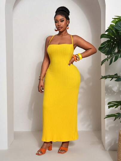 Slaydiva 2025 Spring New Striped Colorful Print V-Neck Sleeveless Dress