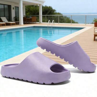 Sandalias antideslizantes básicas para hombres y mujeres, zapatillas de suela gruesa, cómodas e insípidas, adecuadas para vacaciones, gimnasios y Deportes de fitness, aplicables durante todo el año