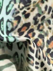 Swim Vcay Random Print Wireless Adjustable Strap Top And Swim Shorts Women Summer Beach Holiday Bikini Set - Multicolor - View 6