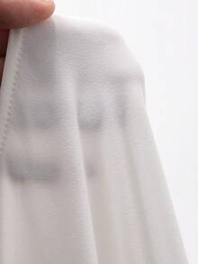 DAZY Versatile Waist-Cinching Pinafore Dress + Long Sleeve Shirt Women's 2 Pieces Set - Pink - View 7