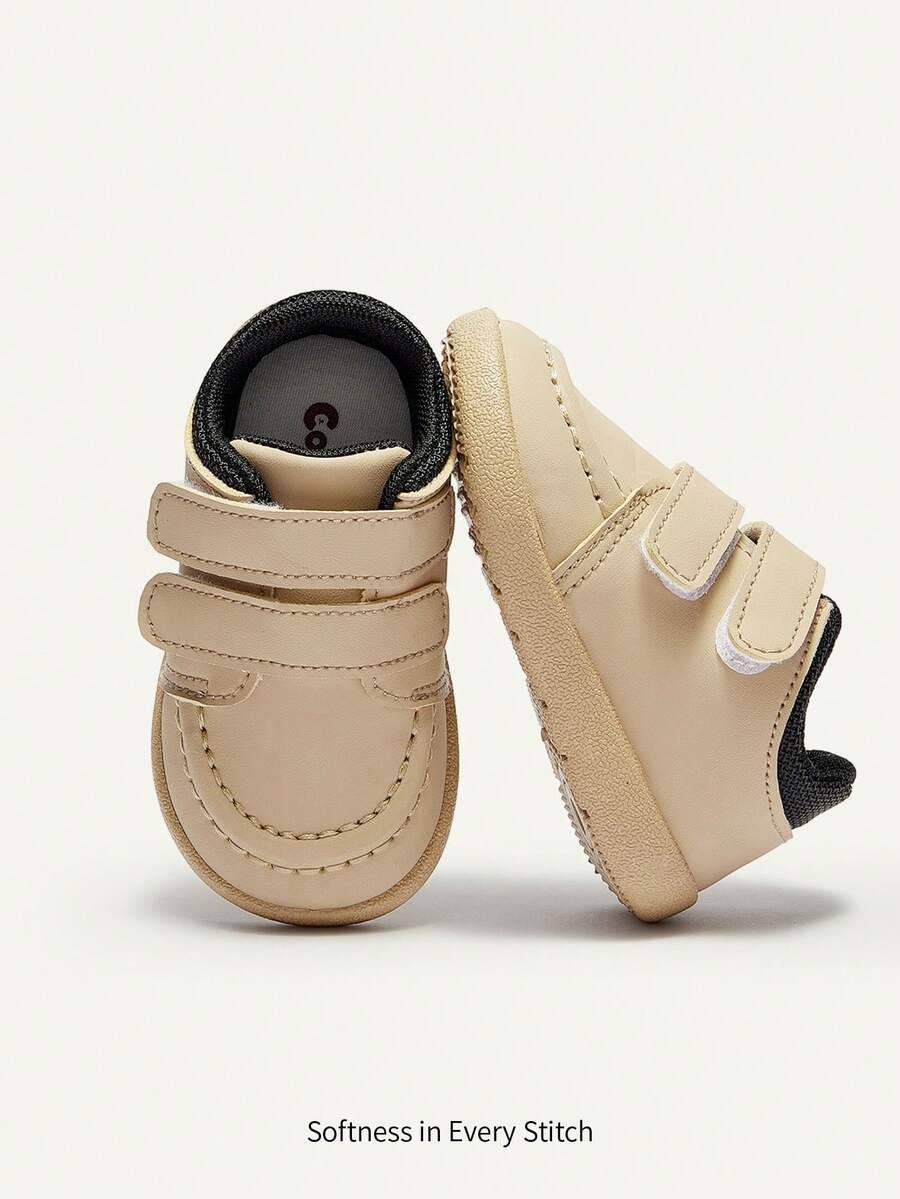 Cozy Pixies Giày thể thao kaki thời trang đơn giản, năng động cho bé trai, phù hợp cho các hoạt động ngoài trời hàng ngày, du lịch và đi học, giày mẫu giáo dùng được cả bốn mùa. - Màu Khaki - Xem 1