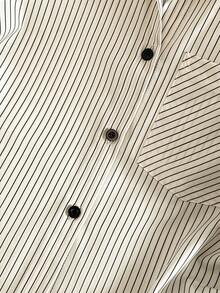 GlowEve Women's Striped Single-Breasted Casual Versatile Daily Wear Shirt - Multicolor - View 6